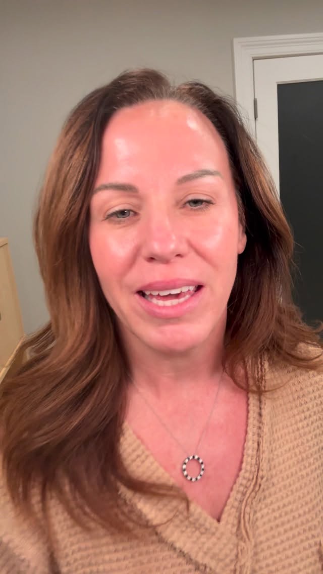 Glowing skin close up