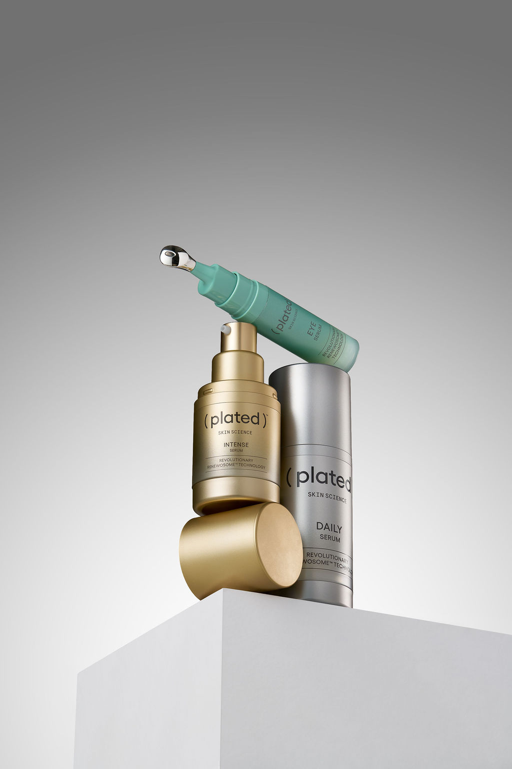 (plated)® Skin Science — INTENSE, DAILY & EYE Serums